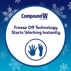 Compound W Freeze Off Wart Removal System - Effectively Removes Warts in as Few as One Treatment - 8 Disposable Applicators