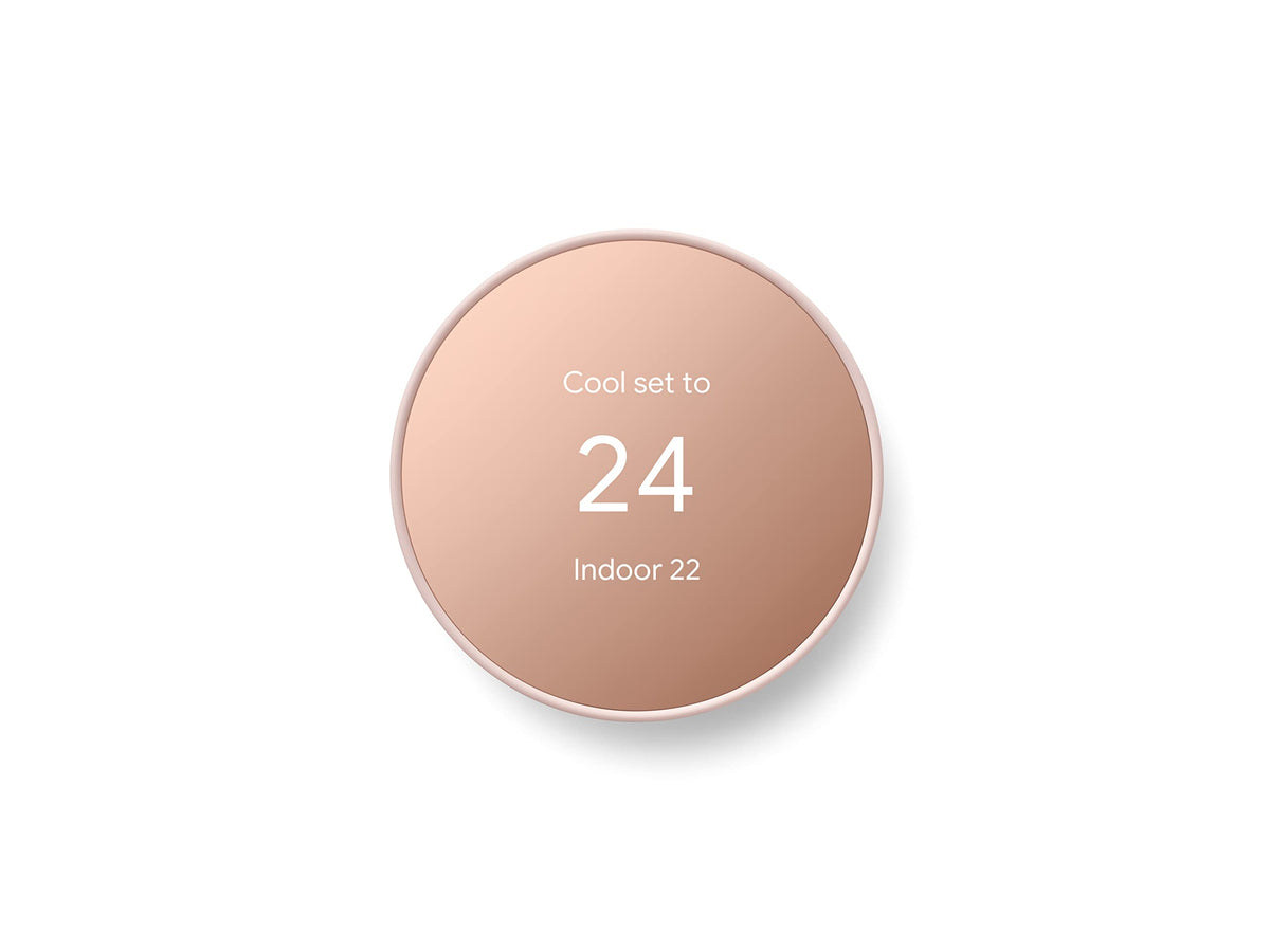 Google Nest Thermostat - Smart Thermostat for Home - Programmable WiFi Thermostat - Sand