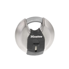 MASTERLOCK M40XKADCCSEN 70mm Disc Padlock, 2-3/4" , Silver