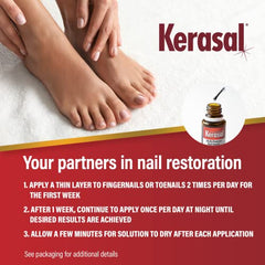 Kerasal Multi-Purpose Nail Repair, Nail Solution for Discolored and Damaged Nails, 0.43 fl oz