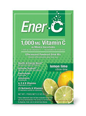 Ener-C 1,000 mg Vitamin C Effervescent Drink Mix (Lemon Lime)