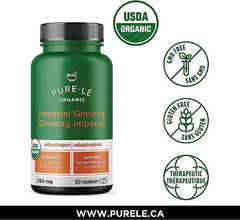 Pure-le Organic Imperial Ginseng Organicaps 60ct