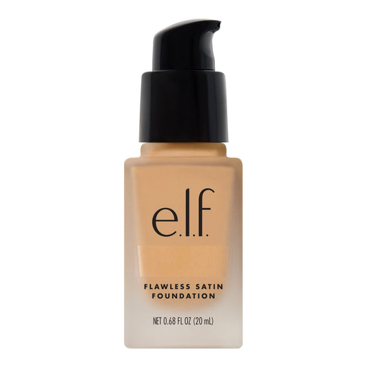 e.l.f. Flawless Finish Foundation, Lightweight & Medium Coverage, Semi-Matte Finish, Buff, 0.68 Fl Oz (20mL)