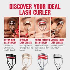 Revlon Extra Curl Lash Curler, Gives an All Day Dramatic Curl, with Finger Grips for a Non Slip Grip, Easy to Use (Pack of 1)