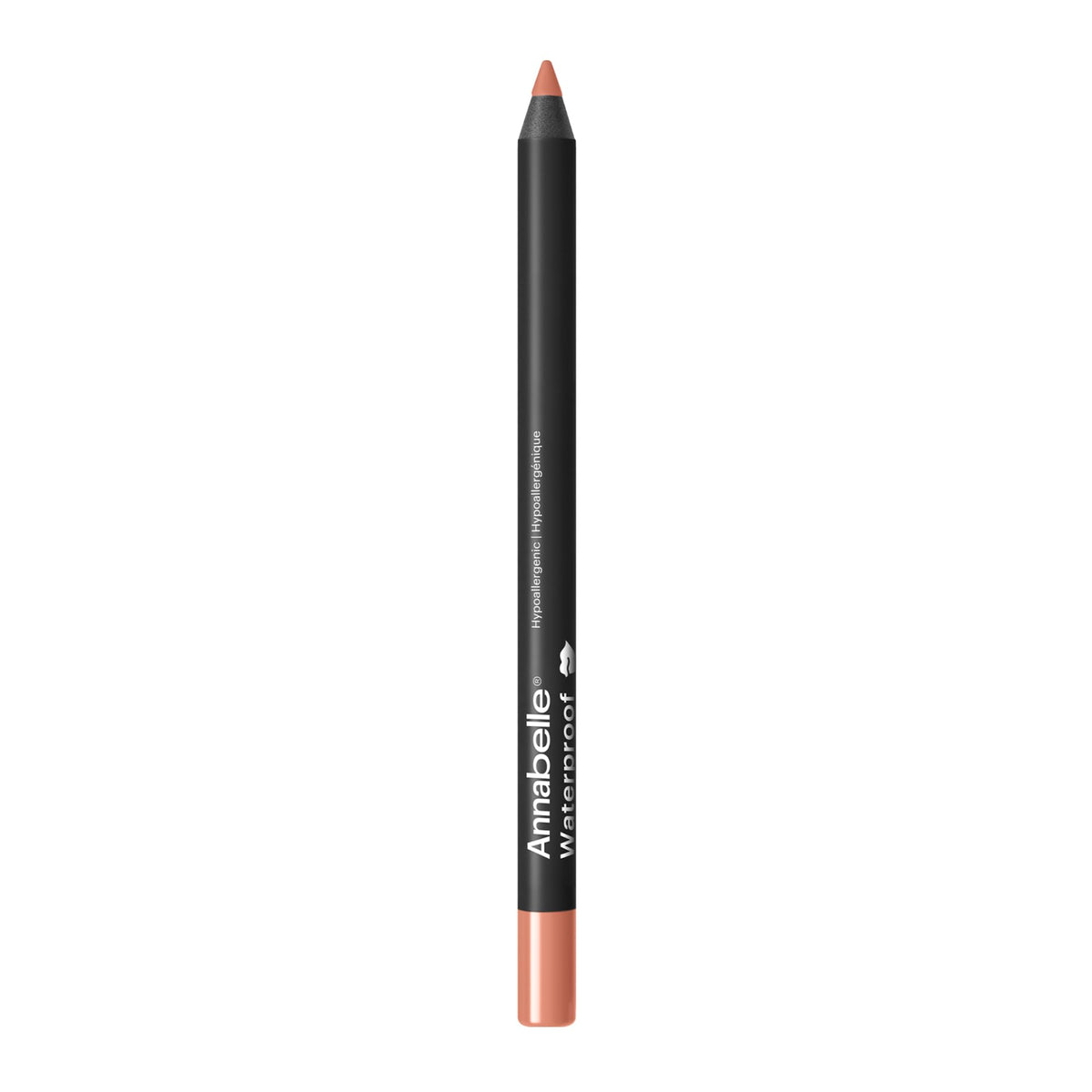 Annabelle Waterproof Lipliner, Nude Beige, Ultra-Precise, Smooth & Silky Texture, Natural Finish, Long-Lasting, Transfer-Proof, Cruelty-Free, Vegan, Hypoallergenic, 1.2 g