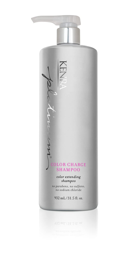 Kenra Platinum Color Charge Shampoo/Conditioner | Color Extending | All Hair Typess | Shampoo, 31.5 FL OZ