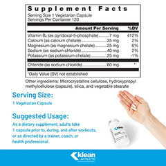 Klean ATHLETE Klean Electrolytes | Replenishes Minerals for Hydration to Help Achieve Optimal Health | NSF Certified for Sport | 120 Capsules