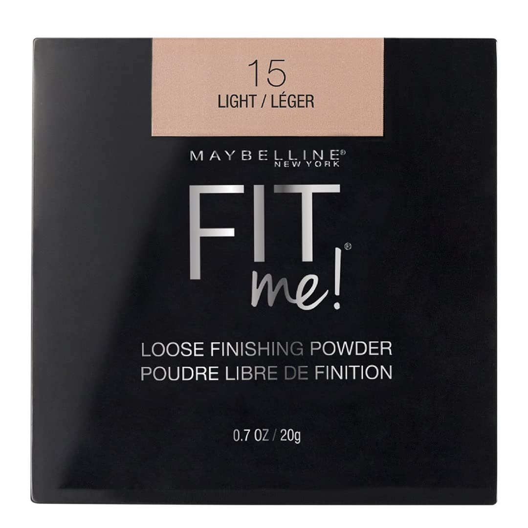 Maybelline New York Fit Me Loose Finishing Powder, Light, 0.7 Oz