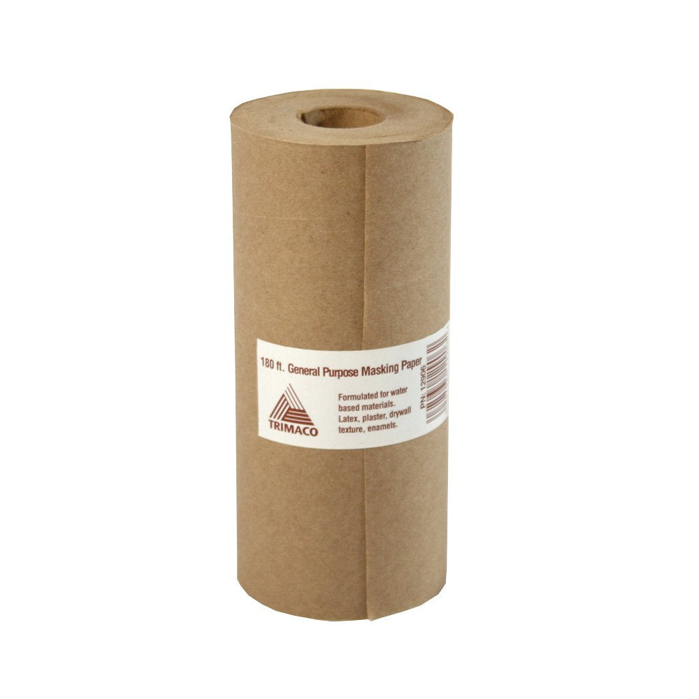 6-inch x 180-feet Brown General Purpose Masking Paper