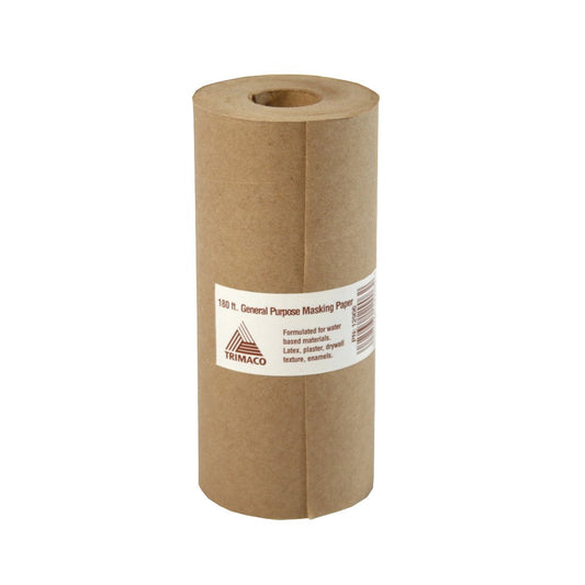 6-inch x 180-feet Brown General Purpose Masking Paper