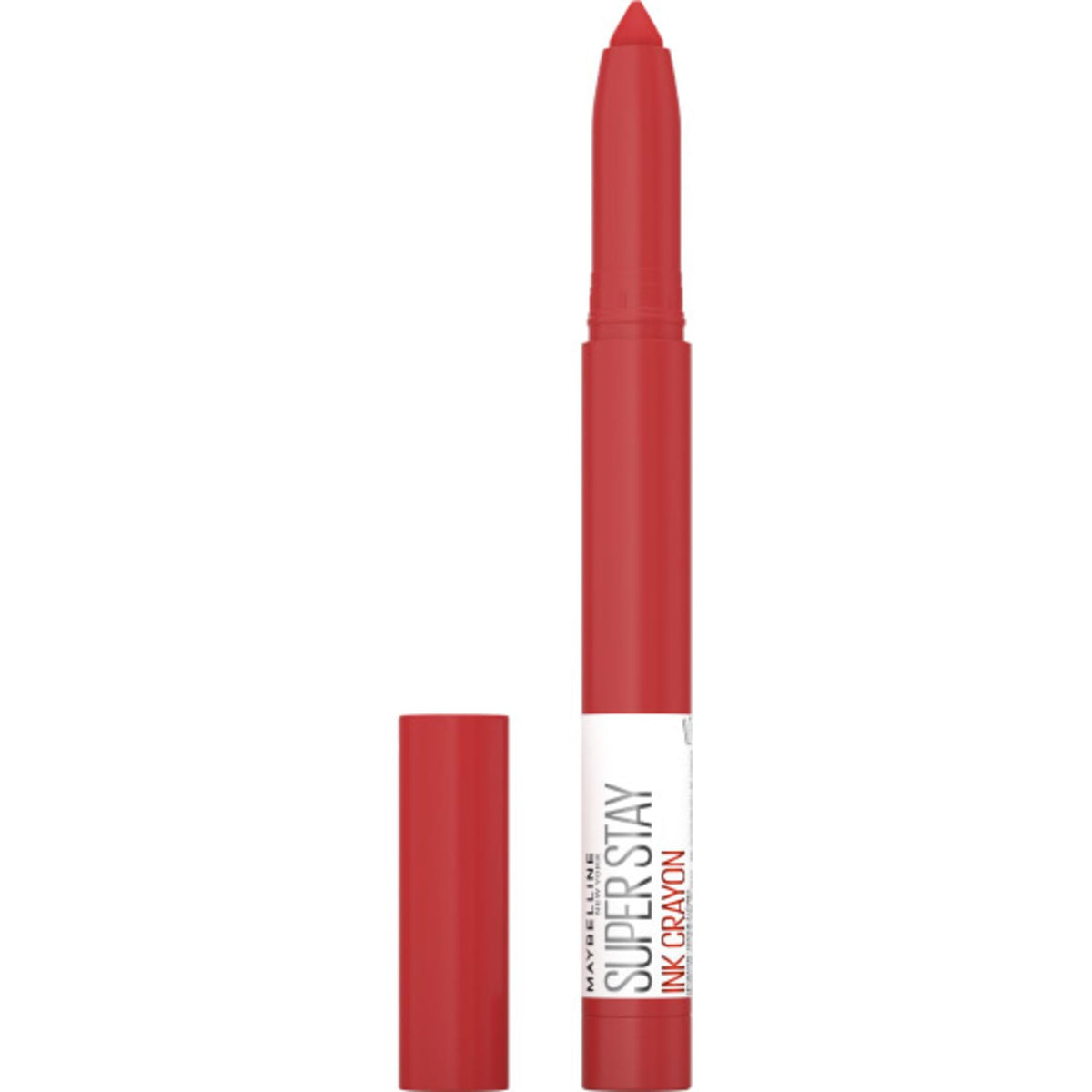 Maybelline Super Stay Ink Crayon Lipstick, Precision Tip Matte Lip Crayon with Built-in Sharpener, Longwear Up To 8Hrs, Make Moves, 1.2g