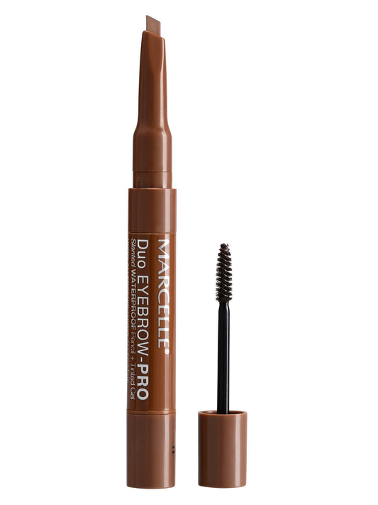 Marcelle Duo Eyebrow-PRO Eyebrow Liner, Blond, 2-in-1 Waterproof Eyebrow Pencil + Tinted Brow Gel, Hypoallergenic, Fragrance-Free, Cruelty-Free, 3.2 g