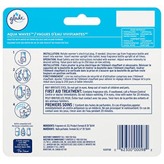 Glade PlugInsScented Oil Refill Aqua Waves, Essential Oil Infused Wall Plug In, 5 Count (Packaging May Vary)