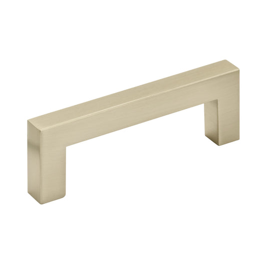 Amerock | Cabinet Pull | Golden Champagne | 3 inch (76 mm) Center to Center | Monument | 1 Pack | Drawer Pull | Drawer Handle | Cabinet Hardware