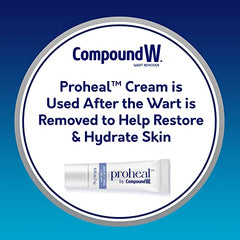 Compound W Total Care Wart Remover with Proheal Cream for Skin - 0.25 oz and Maximum Strength Fast Acting Salicylic Acid Gel - 0.25 oz