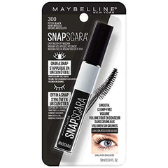 Maybelline New York Snapscara Washable Mascara, Pitch Black, 0.34 Fluid Ounce