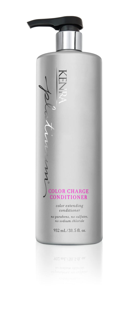 Kenra Platinum Color Charge Shampoo/Conditioner | Color Extending | All Hair Types | Conditioner, 31.5 FL OZ