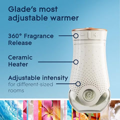 Glade PlugIns Air Freshener Refill, Scented and Essential Oils for Bathroom and Home Fragrance, Tranquil Lavender and Aloe, 2 Count