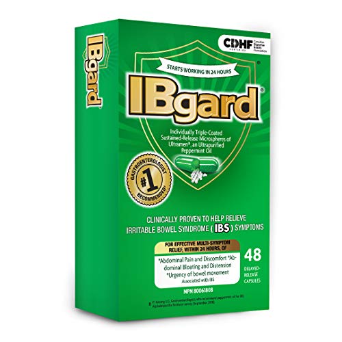 IBgard ®, Natural Health Product for the relief of IBS Symptoms, 48 capsules