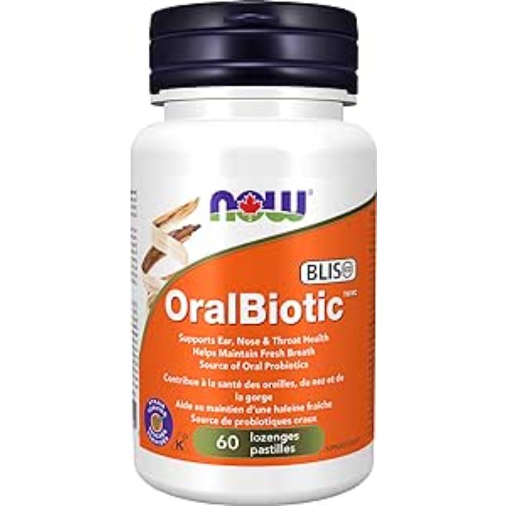 NOW Supplements, OralBiotic™, Developed for Adults & Children, Strain Verified, 60 Lozenges