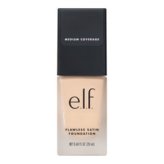 e.l.f. Flawless Finish Foundation, Lightweight & Medium Coverage, Semi-Matte Finish, Snow, 0.68 Fl Oz (20mL)