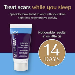 Mederma PM Intensive Overnight Scar Cream, Works with Skin's Nighttime Regenerative Activity, Clinically Shown to Make Scars Smaller and Less Visible, 1.0 Oz (28g)