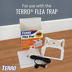 TERRO T231 Flea Trap Refill Glue Boards - 3 Pack White