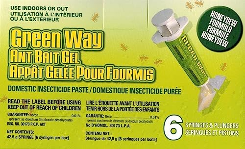 Greenway Ant Bait Gel 6 Tubes + 6 Plungers (42.5gr per Tube)