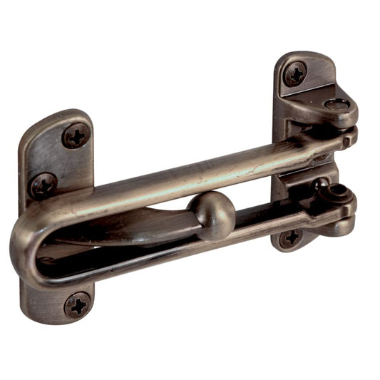 Prime-Line Products U 9899 Door Guard, Swing Loop Keeper, Antique Brass Finish