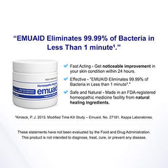 EMUAID Ointment - Eczema Cream. Regular Strength Treatment. Regular Strength for Athletes Foot, Psoriasis, Jock Itch, Anti Itch, Rash, Shingles