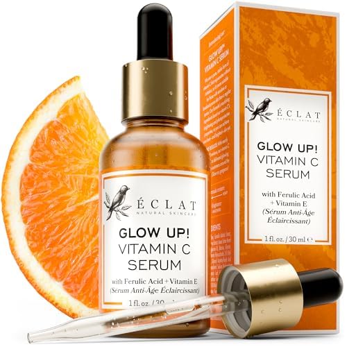 Vitamin C Face Serum - Dark Spot Remover Facial Serum, Vit C Serum with Hyaluronic Acid, Ferulic Acid, & Vit E - Anti Aging and Skin Brightening Serum, Pure Vitamin C Serum Skin Care