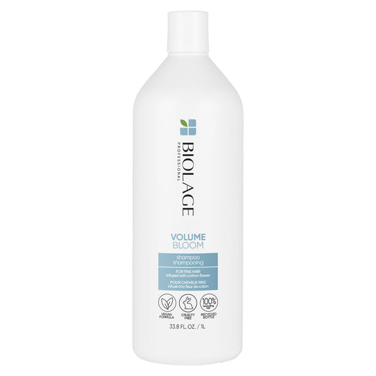 BIOLAGE VolumeBloom Shampoo, Volumizing Shampoo For Thin Hair, Lightweight Volume & Shine, Paraben-Free Shampoo, 1 litre