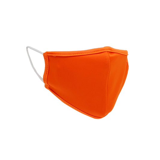 Bodico Neon Cotton/Polyester Washable Kids Face Mask, Orange