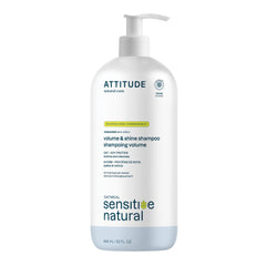 ATTITUDE Volume and Shine Hair Shampoo for Sensitive Dry Scalp, EWG Verified, Soothing Oat, For Thin Hair, Naturally Derived Ingredients, Vegan and Plant-Based, 946 mL