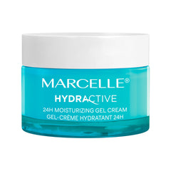 Marcelle Hydractive 24H Moisturizing Gel Cream, All Skin Types, Refreshing, Energizing & Hydrating, Lightweight, Hypoallergenic, Fragrance-Free, Cruelty-Free, Paraben-Free, Oil-Free, 50 mL