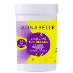 Annabelle Soothing De-Puffing & Lash Care Eye Makeup Remover Pads, Makeup Removal, Paraben-Free, Fragrance-Free, Soap-Free, Hypoallergenic, Cruelty-Free, 85 Pads