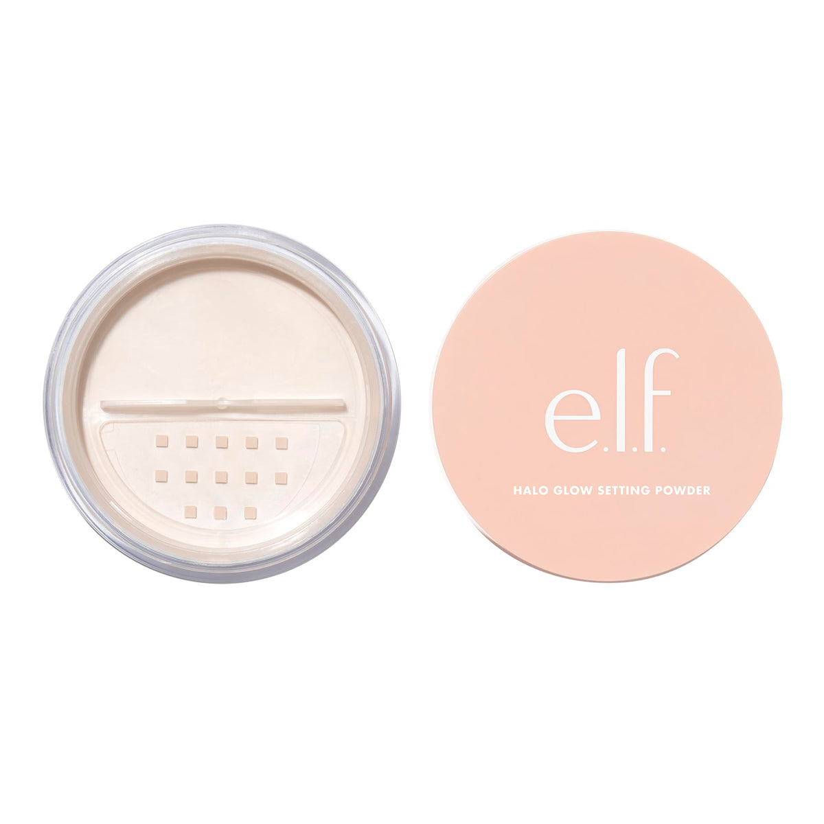 e.l.f. Halo Glow Setting Powder, Silky Setting Powder For Soft Glow Without Shine, Smooths Pores & Fine Lines, Vegan & Cruelty-Free, Light Pink