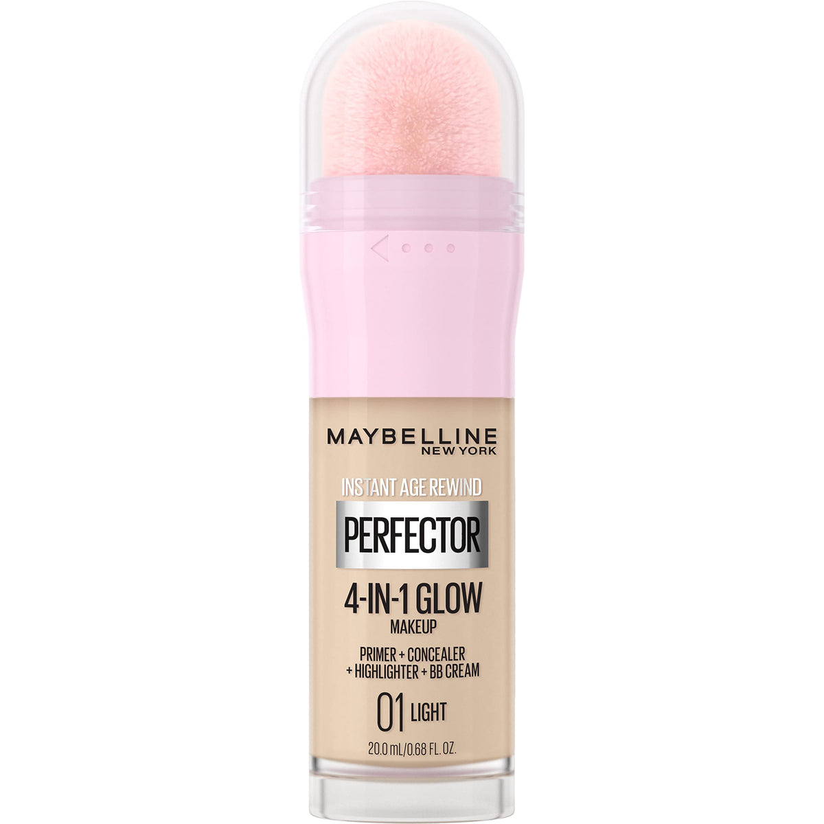 Maybelline New York Instant Age Rewind - Face Makeup Instant Perfector 4-In-1 Glow Makeup, Light