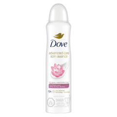 Dove Advanced Care Antiperspirant Dry Spray for Women with Pro-Ceramide Technology Lotus Flower Scent for Soft, Resilient Skin, 107g