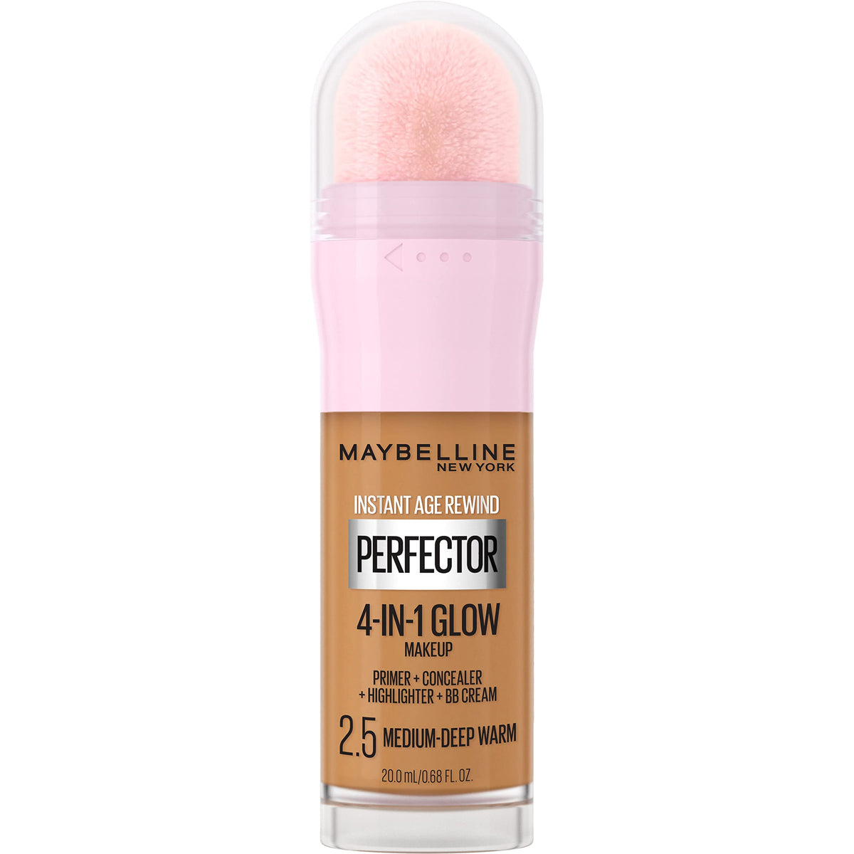 Maybelline New York Instant Age Rewind - Face Makeup Instant Perfector 4-In-1 Glow Makeup, Medium-Deep Warm