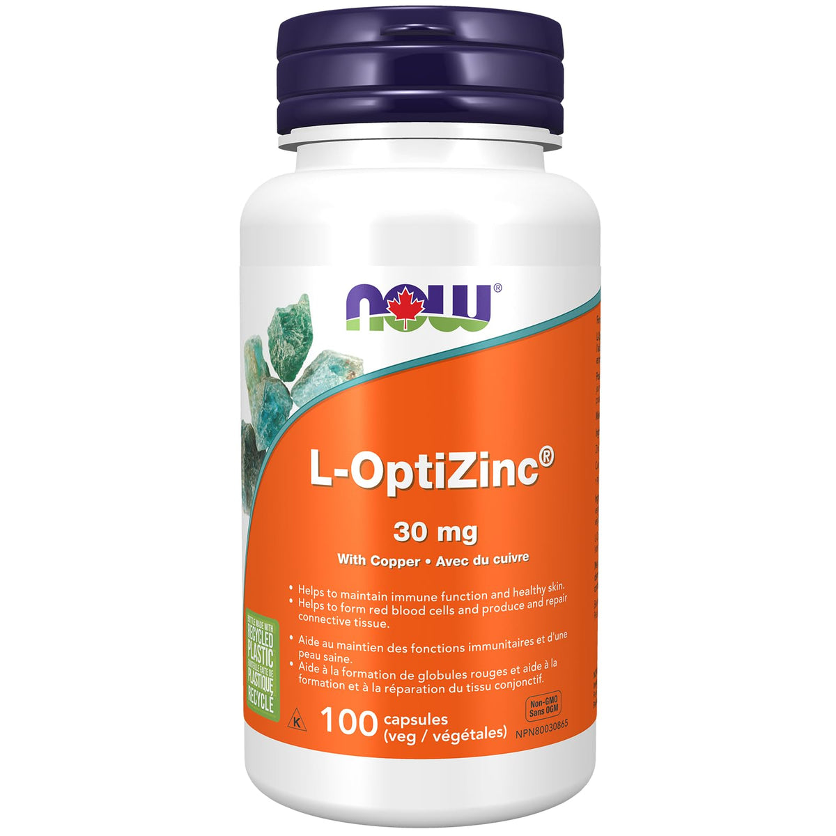 Now Foods Opti-L-Zinc (Monomethionine) 30mg + Copper 100vcap