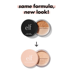 e.l.f. Halo Glow Setting Powder, Silky Setting Powder For Soft Glow Without Shine, Smooths Pores & Fine Lines, Vegan & Cruelty-Free, Light Pink