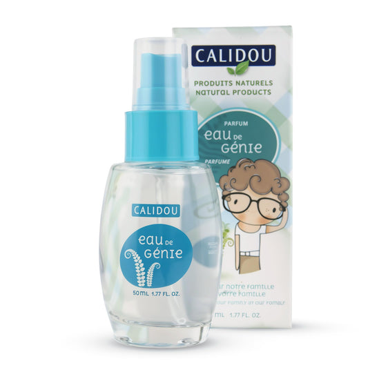 CALIDOU Baby & Kids Natural Perfume | Eau de Genie | Alcohol free | Approved by IFRA │ created with flower, plant and fruit extracts │Respects skin's balance │Vegan │Made in CANADA │| 50ml