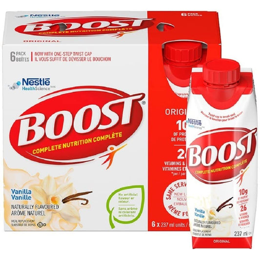 BOOST Original Vanilla, 6x237ml (Pack of 6)