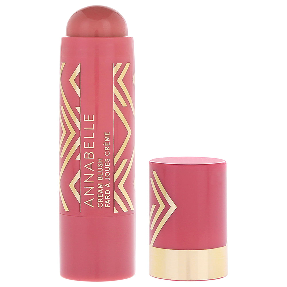 Annabelle Perfect Cream Blush, Golden Pink, Creamy Blush Stick, Buildable & Blendable Finish, Healthy-Looking Cheeks, Waterproof, Long-Lasting, Cruelty-Free, Paraben-Free, 6.2 g