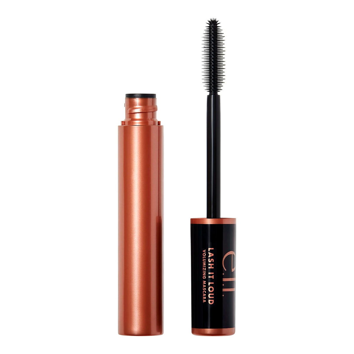 e.l.f. Lash It Loud Mascara, Volumizing Formula for Mega Volume Lashes, Creates Fuller & Bolder Eyelashes, Intensely Pigmented, Deep Brown, 0.23 Fl Oz (Pack of 1)