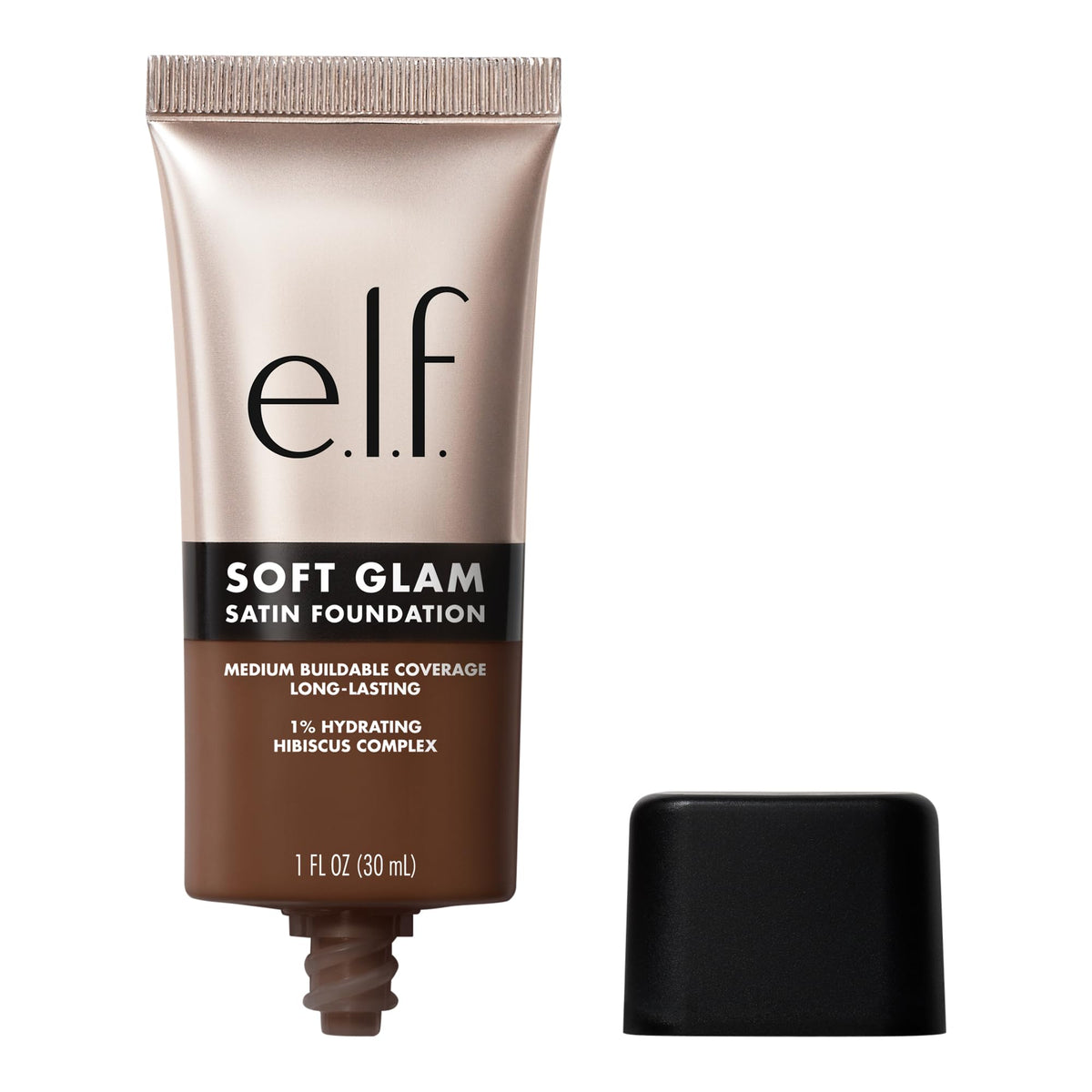 e.l.f. Soft Glam Foundation, Medium Coverage, Long-Lasting & Buildable Foundation For A Smooth, Satin Finish, Vegan & Cruelty-Free, 62 Rich Warm