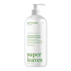 ATTITUDE Nourishing Hair Conditioner, For Dry and Damaged Hair, Naturally Derived Ingredients, Vegan Detangler, Dermatologically Tested, Grapeseed Oil and Olive Leaves, 946 mL