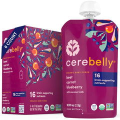 Cerebelly Purees - 2 x 6 pack 128ml