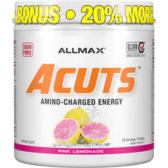 ALLMAX Nutrition - AMINOCUTS (A:CUTS) - Weight-Management BCAA (L-Carnitine + Taurine + Green Coffee) - Pink Lemonade -Dye Free- 252 Gram - 36 Servings, 252-Gram